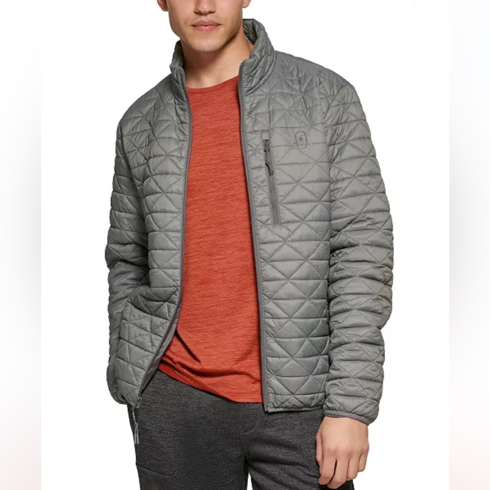 NWT - BASS OUTDOOR, Men’s Delta Diamond Quilted Packable Puffer Jacket (L)